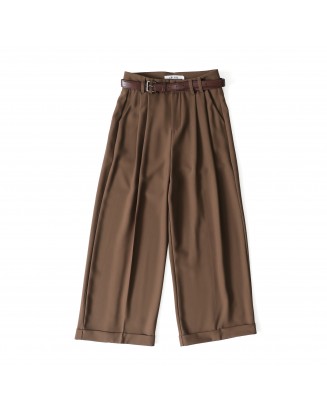 Straight Formal Pant With Strap
