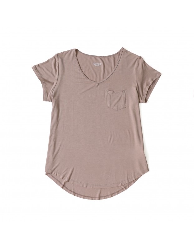 Cotton V Neck Basic T Shirt
