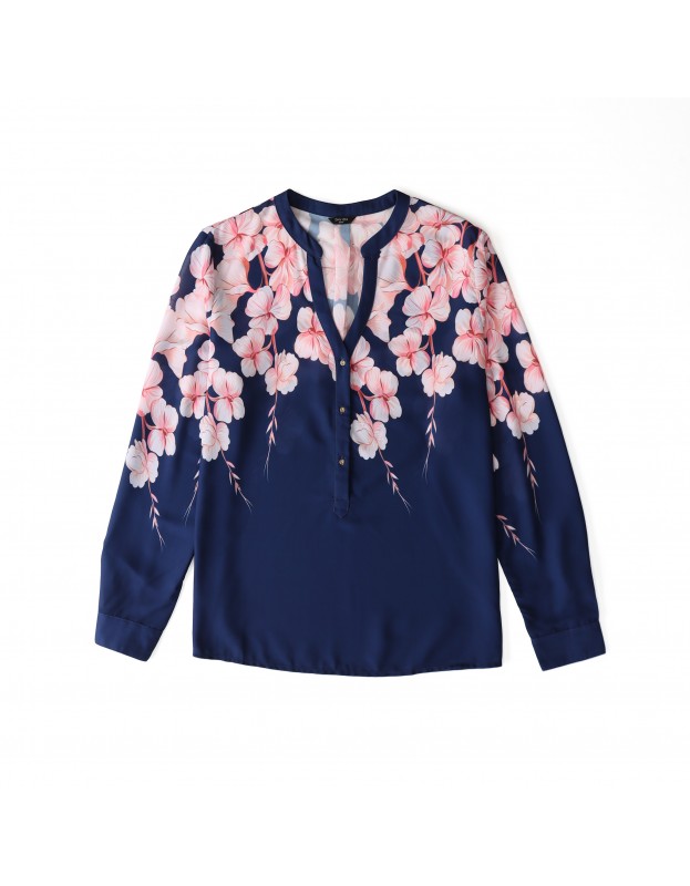 Floral Chiffon Tops