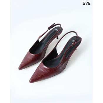 Black Slingback Kitten Heels