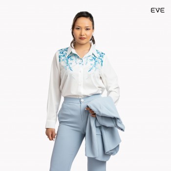 Floral Embroidered Shirt