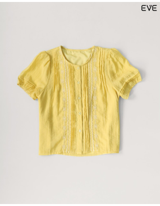 Pintuck & Embroidered Tops