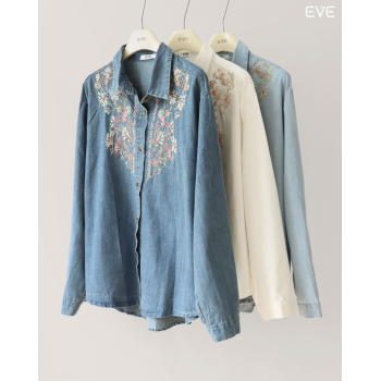 EVE Embroidered Denim Shirt