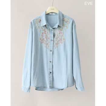 EVE Embroidered Denim Shirt