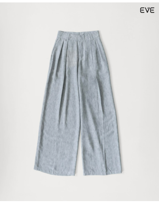 Wide-Leg Linen Trousers