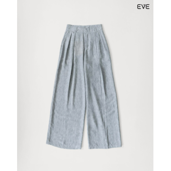 Wide-Leg Linen Trousers