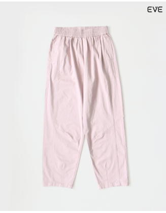 Relaxed Fit Elastic Waist Pants