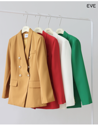 Elegant Double-Breasted Blazer