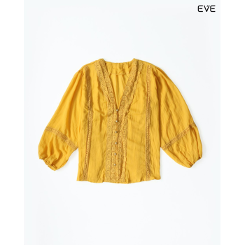 Boho Embroidered V-Neck Top