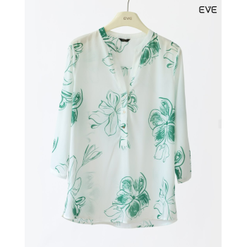 Elegant Floral Print Top