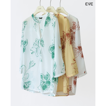 Elegant Floral Print Top