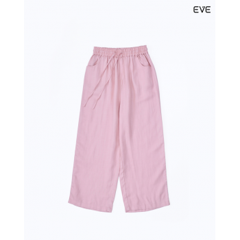 Wide-Leg Drawstring Trousers