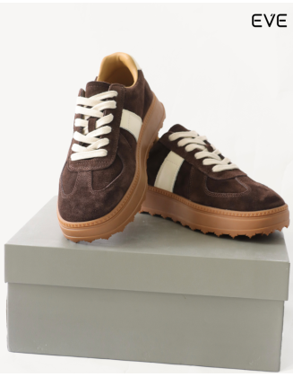 Chocolate Suede Sneakers