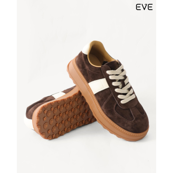 Chocolate Suede Sneakers