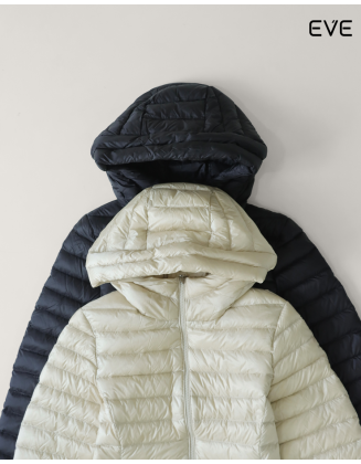 Elevate Your Winter Essentials: The Ultra-Light Down Hooded Jacket