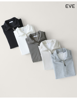 Effortless Comfort: The Half-Zip Essential Sweater