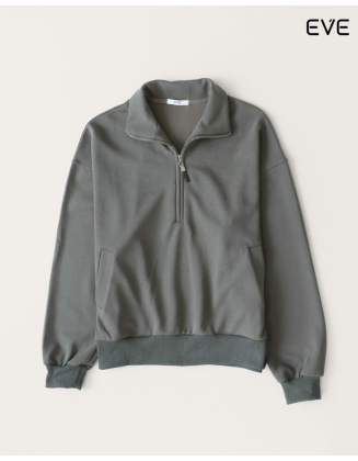 Effortless Comfort: The Half-Zip Essential Sweater