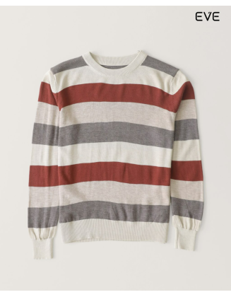 Effortless Style: The Women's Striped Crewneck Sweater