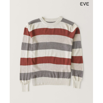 Effortless Style: The Women's Striped Crewneck Sweater