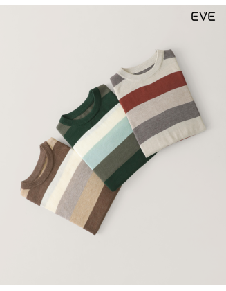 Effortless Style: The Women's Striped Crewneck Sweater