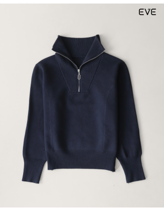 Luxe Quarter-Zip Sweater: Refined Knitwear