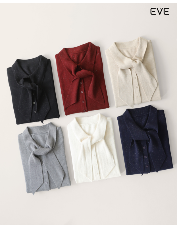 Pussy Bow Cardigan: Sophisticated Flair