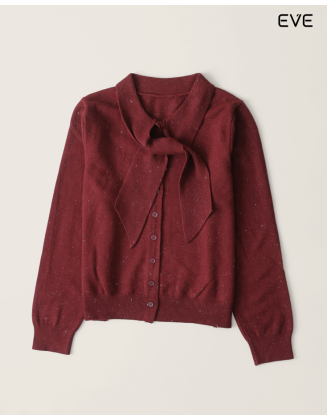 Pussy Bow Cardigan: Sophisticated Flair