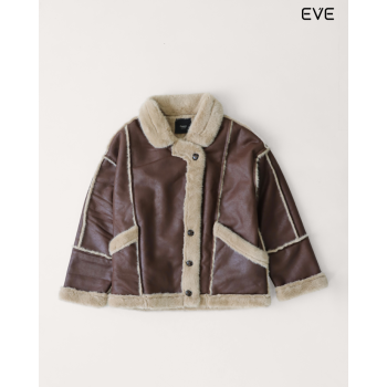 Shearling Aviator Jacket: Cozy Statement
