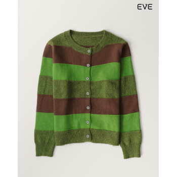 Striped Cardigan: Bold Color Block