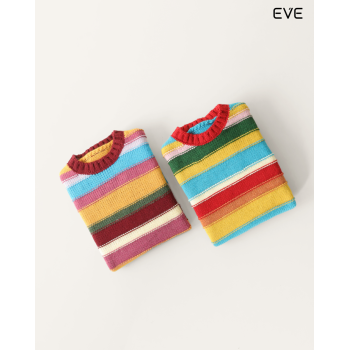 Rainbow Stripe Sweater: Bold & Cozy