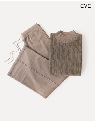 Knit Lounge Set: Effortless Coordinated Style