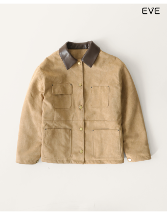 Suede Chore Jacket: Vintage Workwear