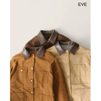 Suede Chore Jacket: Vintage Workwear