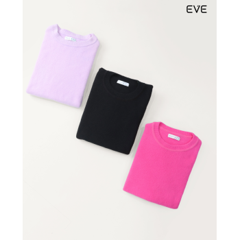 Soft Crewneck Sweater: Cropped & Vibrant