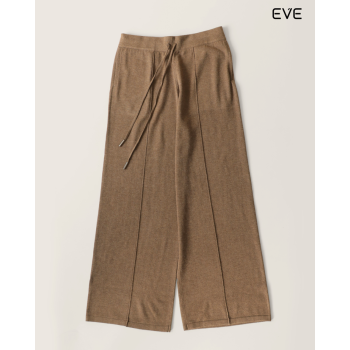 Wide-Leg Knit Trousers: Cozy & Chic