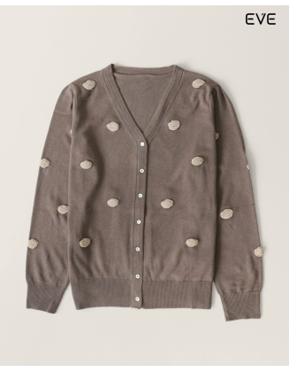 Pom-Pom Cardigan: Whimsical Texture