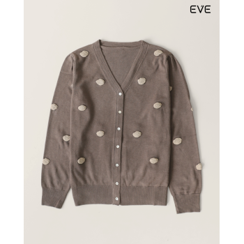 Pom-Pom Cardigan: Whimsical Texture