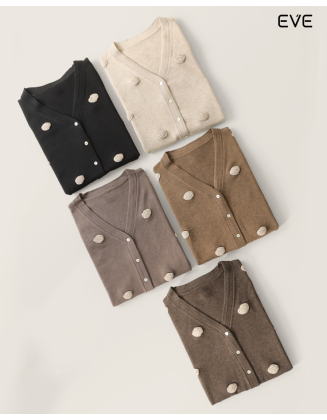 Pom-Pom Cardigan: Whimsical Texture