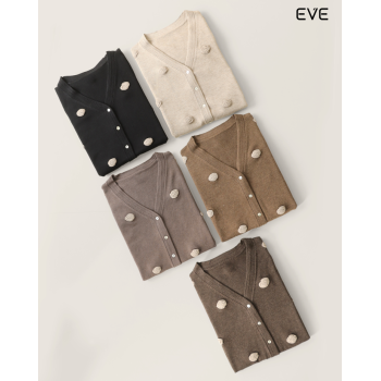 Pom-Pom Cardigan: Whimsical Texture