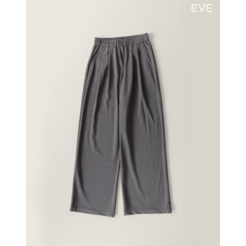 Pleated Wide-Leg Trousers: Textured Comfort