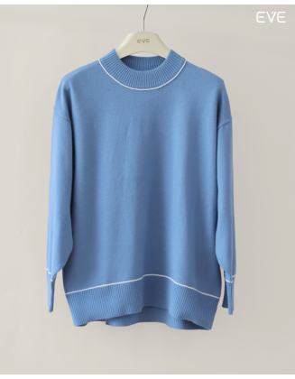 Tipped Sweater: Modern & Relaxed