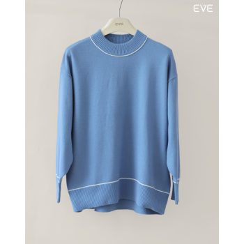 Tipped Sweater: Modern & Relaxed