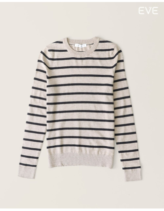 Striped Crewneck Sweater: Timeless Nautical Style