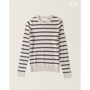 Striped Crewneck Sweater: Timeless Nautical Style
