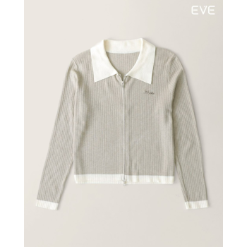 Retro Knit Zip-Up: Vintage-Inspired Style