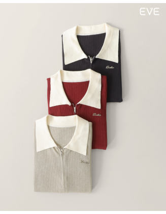 Retro Knit Zip-Up: Vintage-Inspired Style