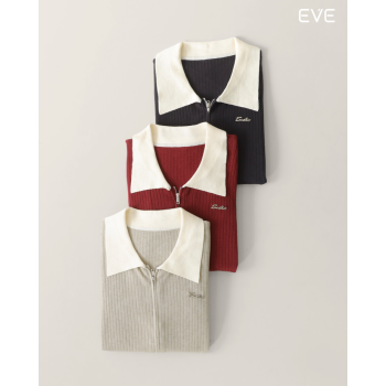 Retro Knit Zip-Up: Vintage-Inspired Style