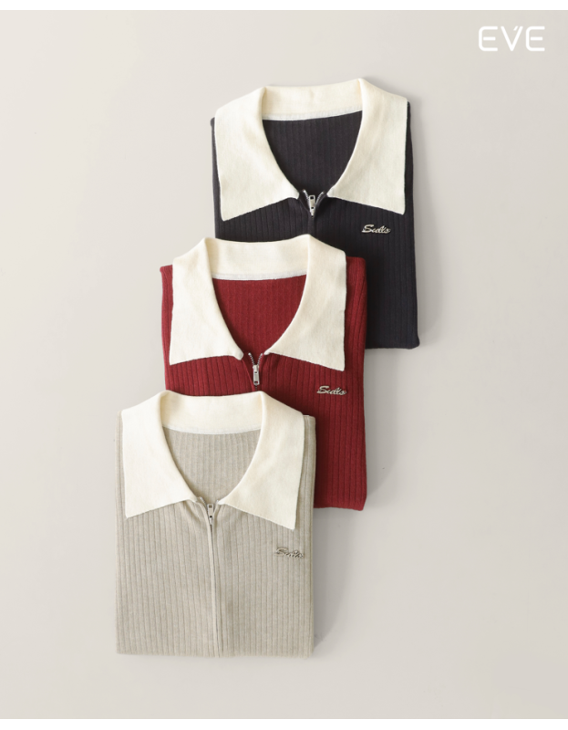 Retro Knit Zip-Up: Vintage-Inspired Style