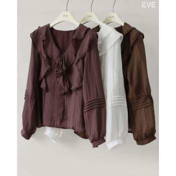 Ruffle Top: Pintuck Pleats