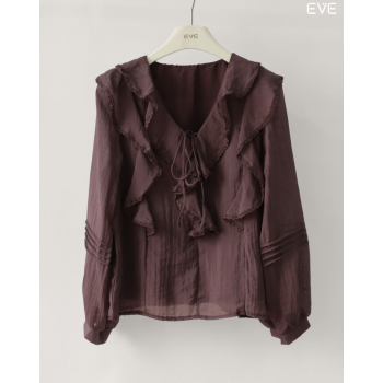 Ruffle Top: Pintuck Pleats